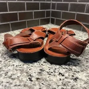 Ferrari men’s sz 46/12 brown leather sandals. EUC!! Ferrari | Shoes | Ferrari Mens Sz 462 Brown Leather Sandals  main image 3
